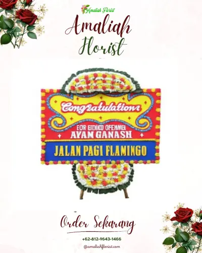 Bunga Papan Congratulation di Karangwuluh